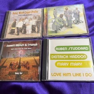 📌4 CD's Lee Williams, Bible Faith Remnant NEW, Emmett Moffett, Ruben Studdard